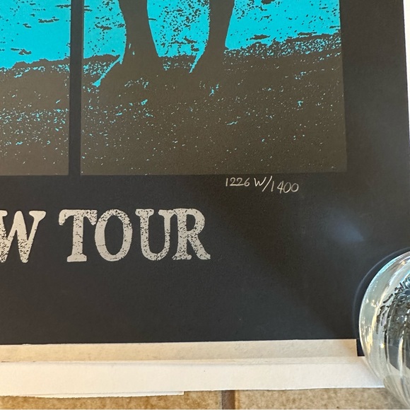 VIP Exclusive Numbered Kenny Chesney Here and Now Tour poster - Picture 4 of 5